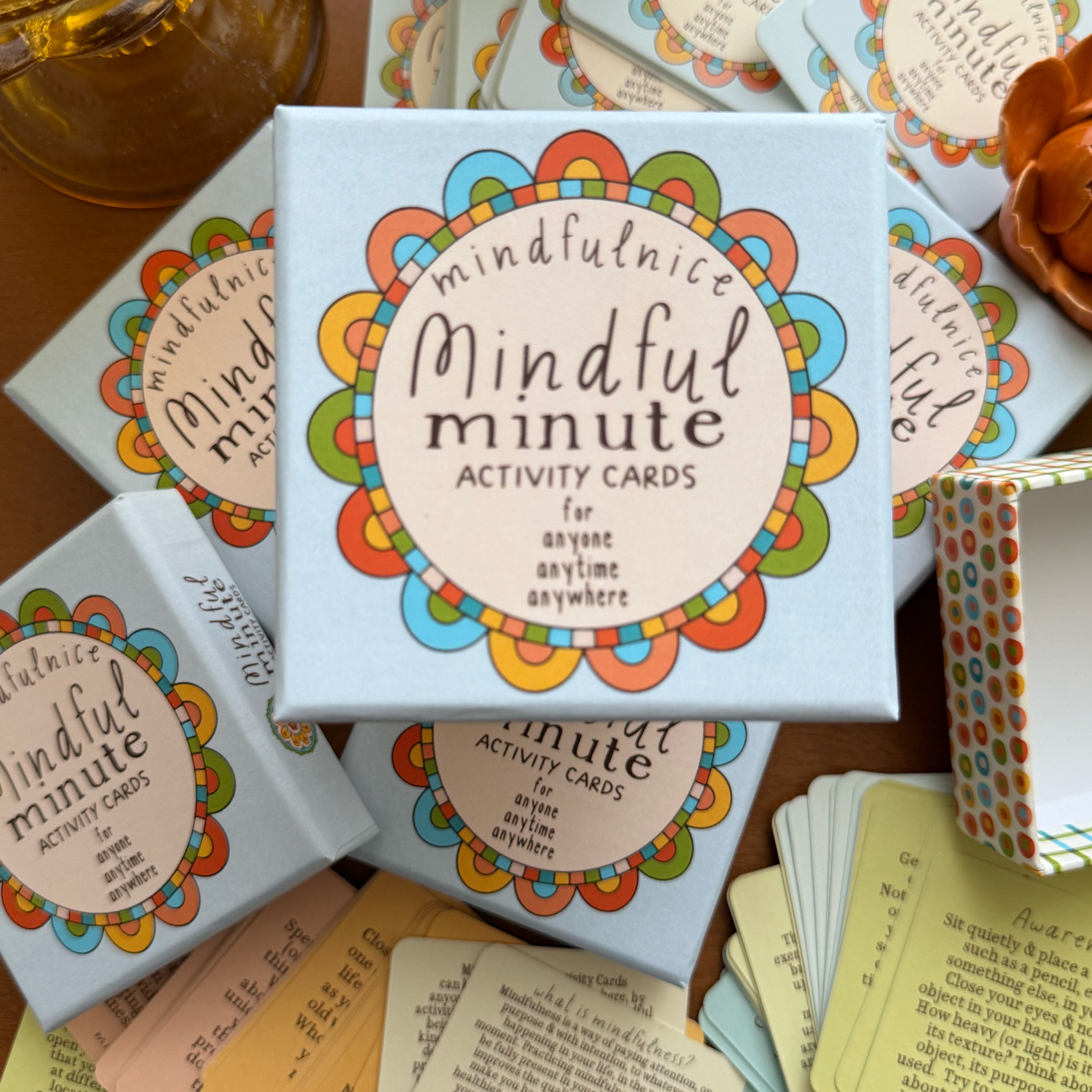 Mindful Minute Activity Cards - Fun Mindfulness Activities for kids & adults