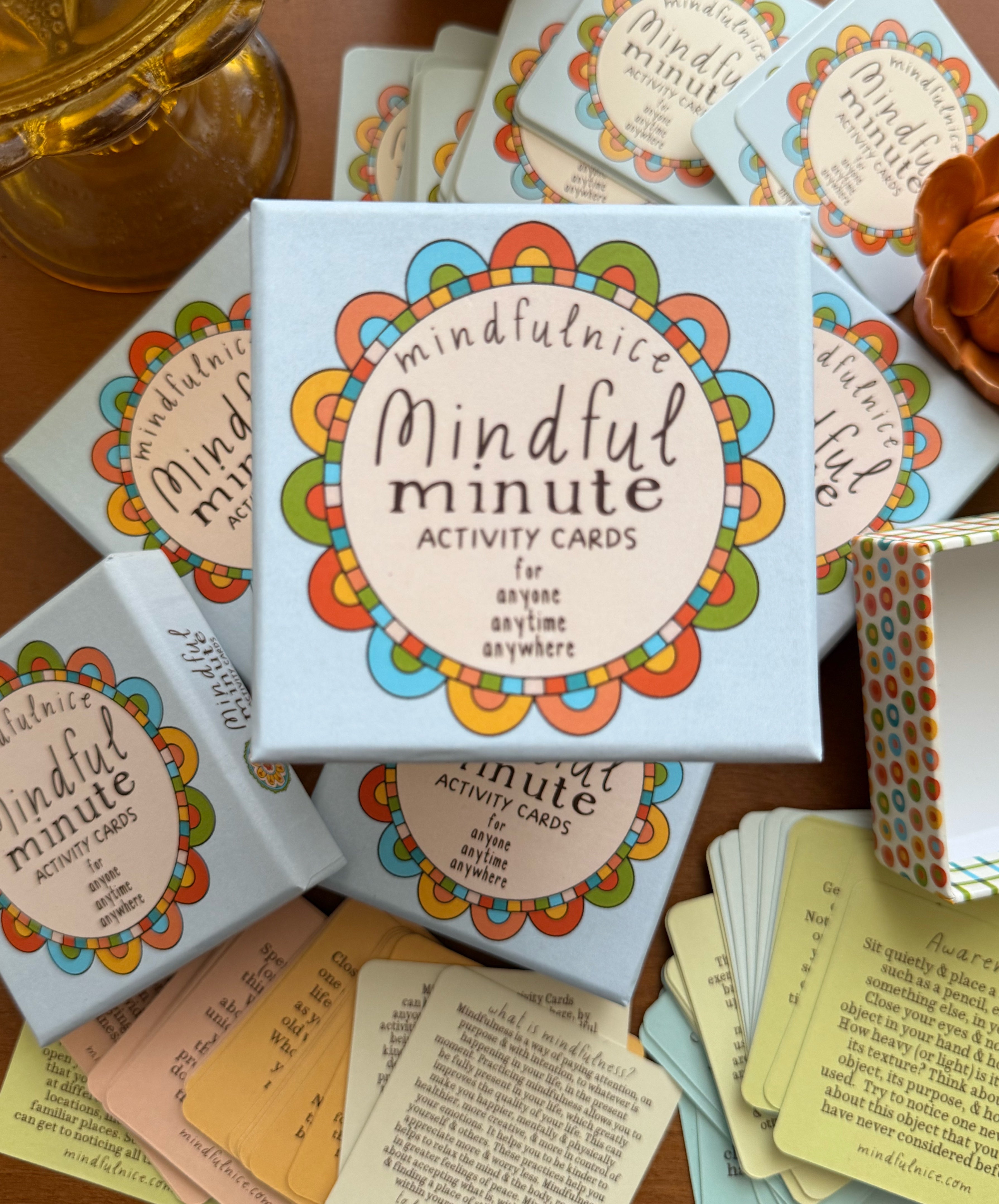 Mindful Minute Activity Cards - Fun Mindfulness Activities for kids & adults