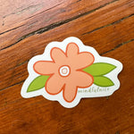 Mindfulnice Daisy Flower Vinyl Sticker Decal