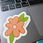 Mindfulnice Daisy Flower Vinyl Sticker Decal