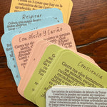SPANISH Mindful Minute Mindfulness Activity Cards for Families, Children, & Teachers