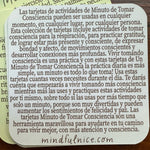SPANISH Mindful Minute Mindfulness Activity Cards for Families, Children, & Teachers