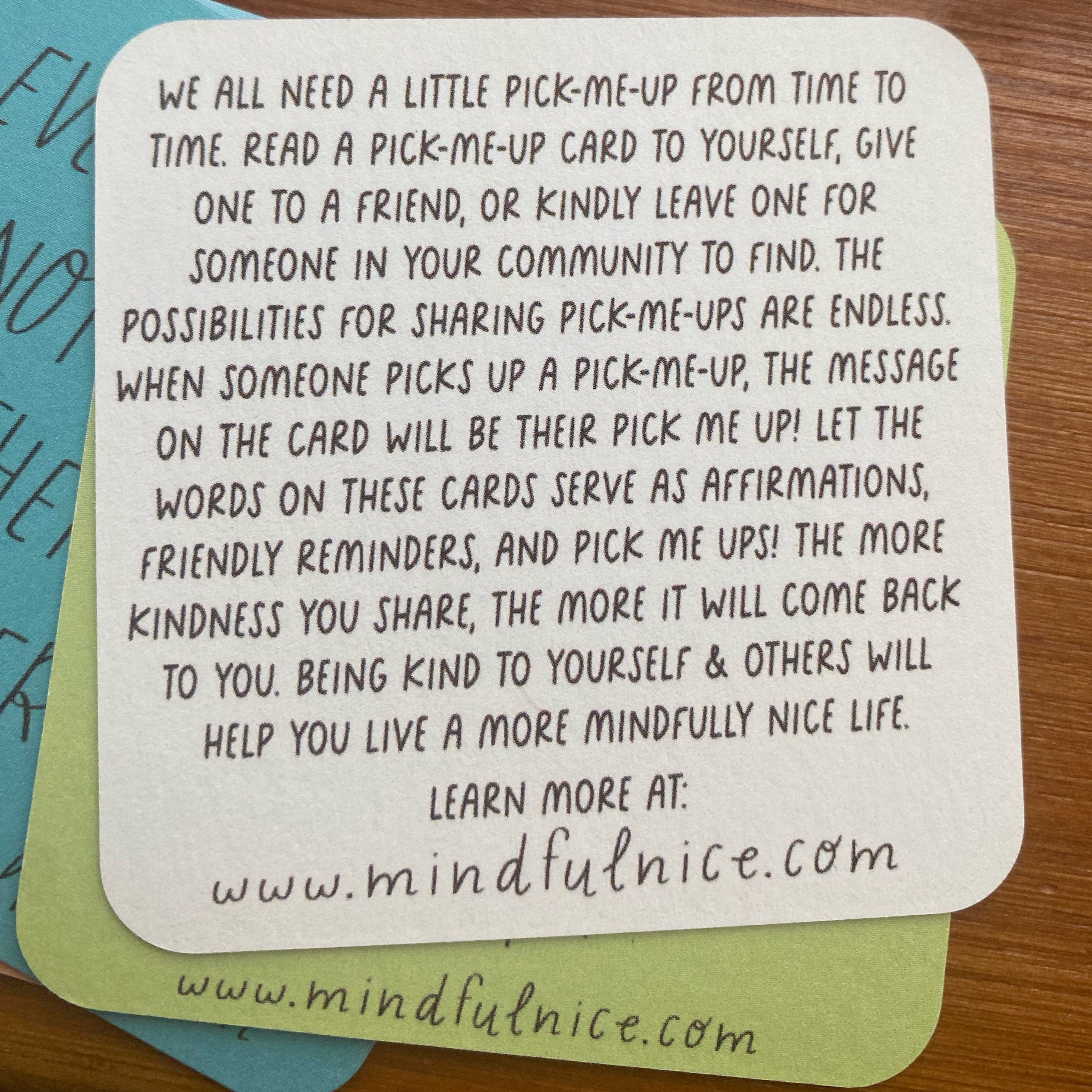 Pick Me Up original daily affirmation card pack