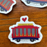 Trolley Car from Mister Rogers Neighborhood of Make Believe vinyl sticker