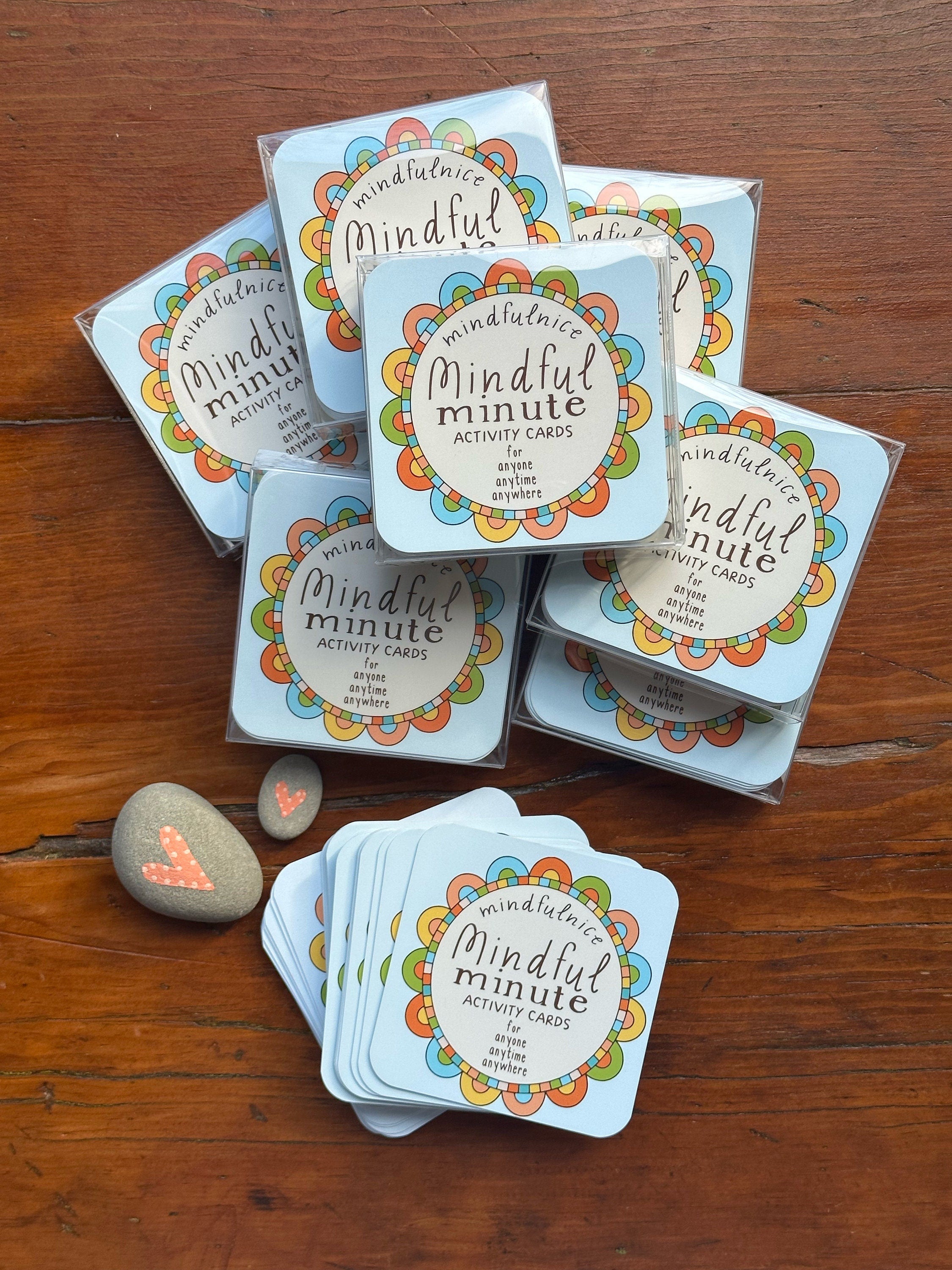 Mindful Minute Mindfulness Activities Cards for Families, Children, and Teachers