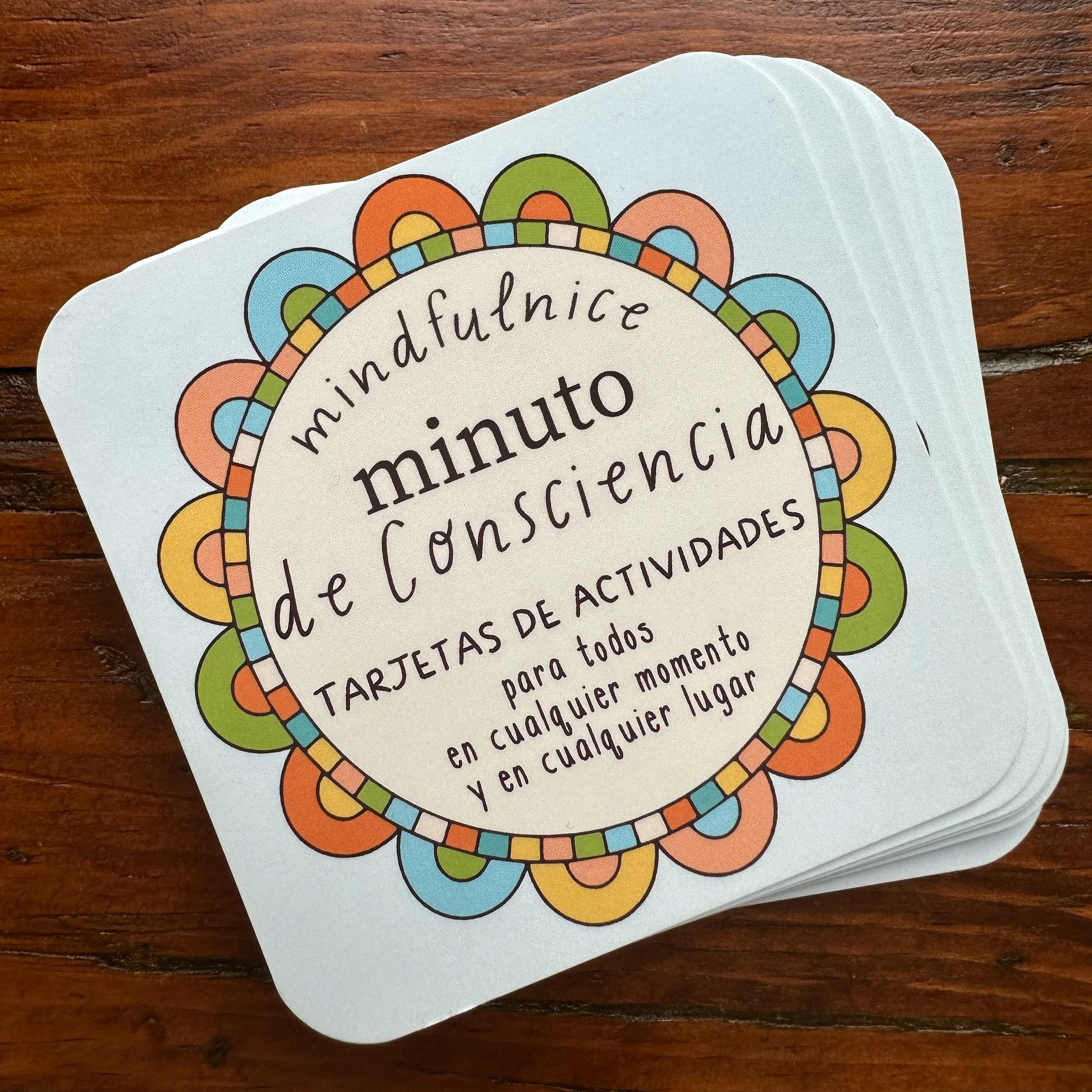 SPANISH Mindful Minute Mindfulness Activity Cards for Families, Children, & Teachers