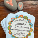 SPANISH Mindful Minute Mindfulness Activity Cards for Families, Children, & Teachers