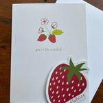 Strawberry Vinyl Decal Stickers by Mindfulnice