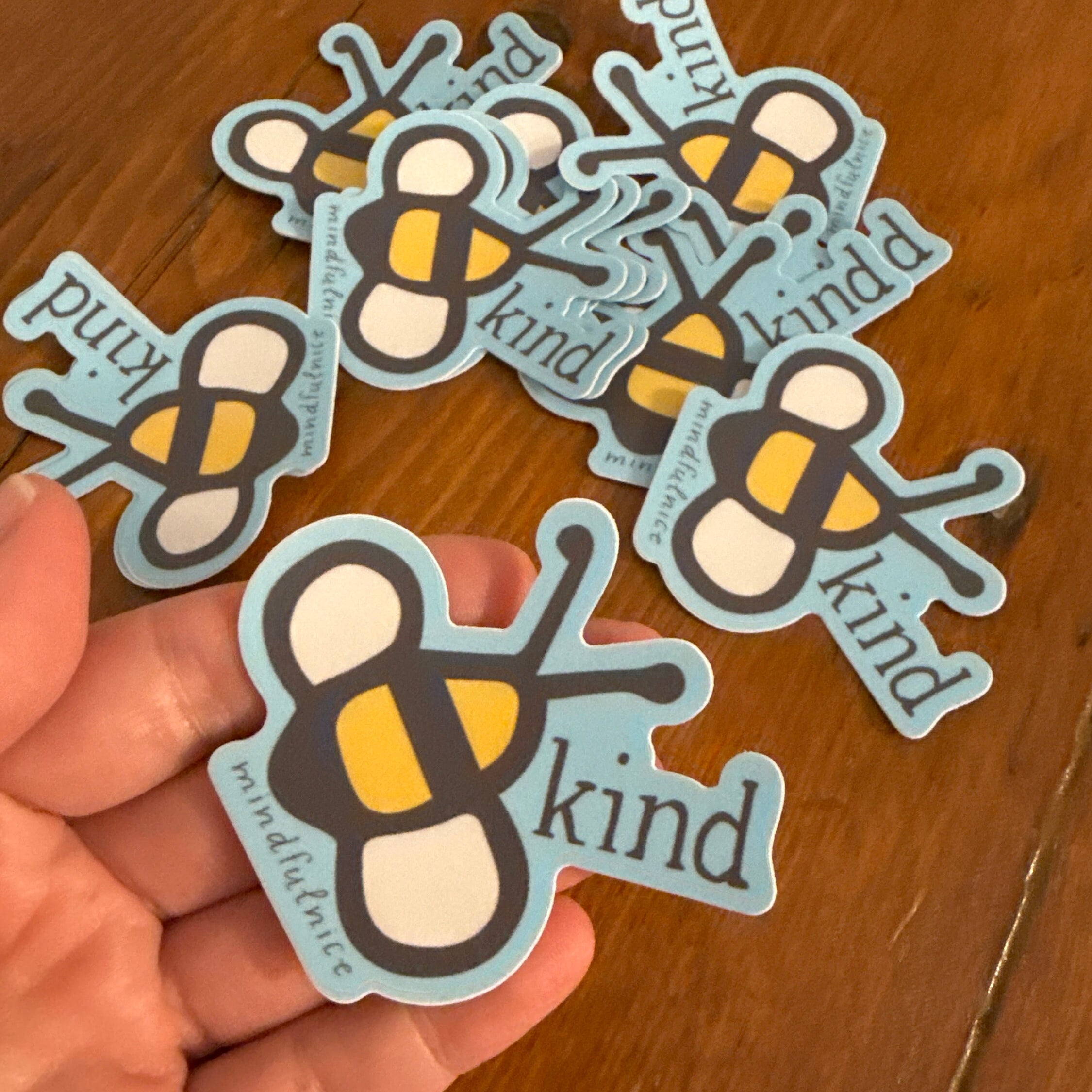 Bee Be Kind Vinyl Decal Stickers by Mindfulnice