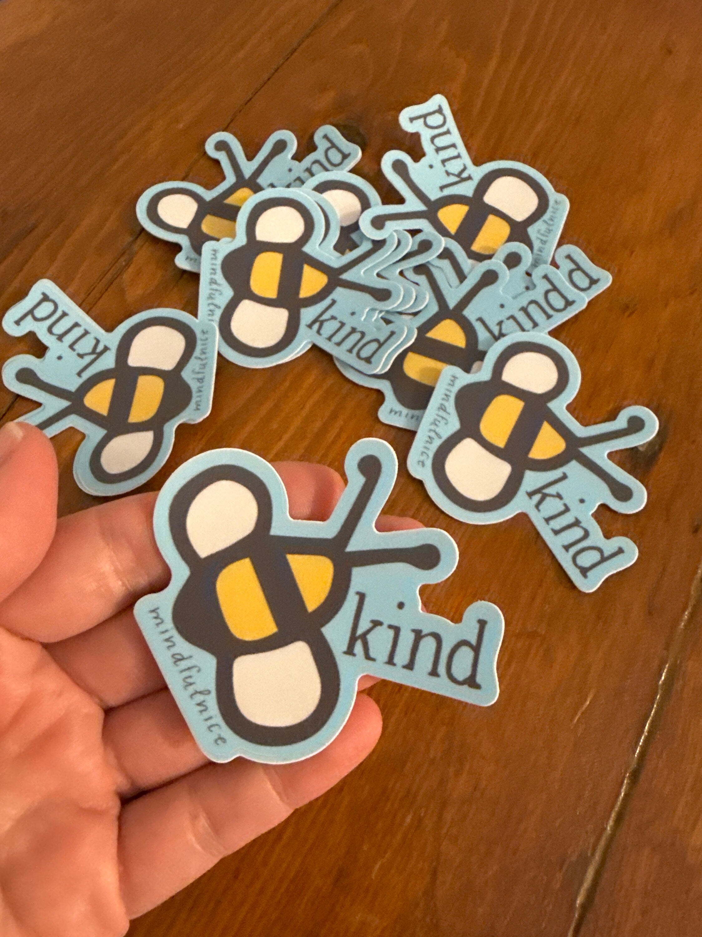 Bee Be Kind Vinyl Decal Stickers by Mindfulnice