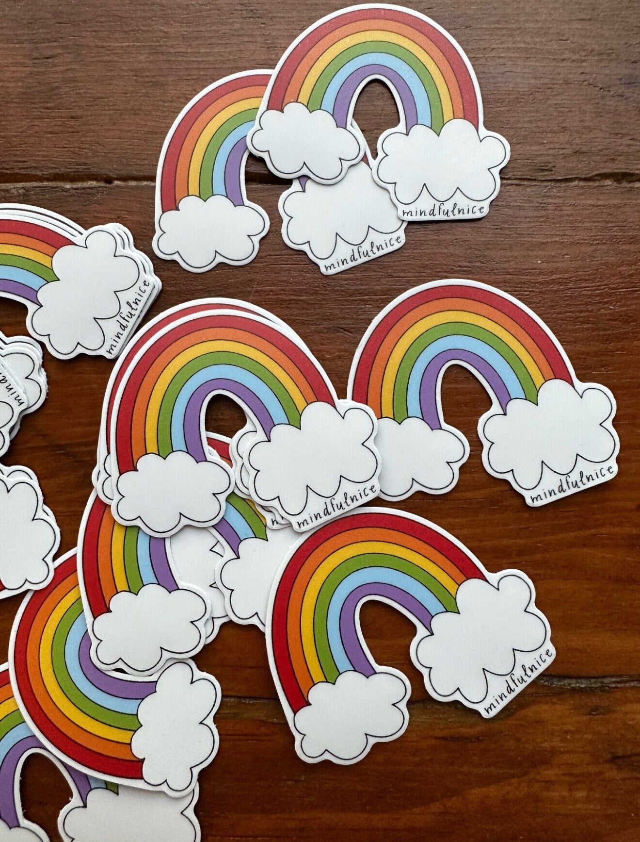 Rainbow Vinyl Decal Stickers by Mindfulnice