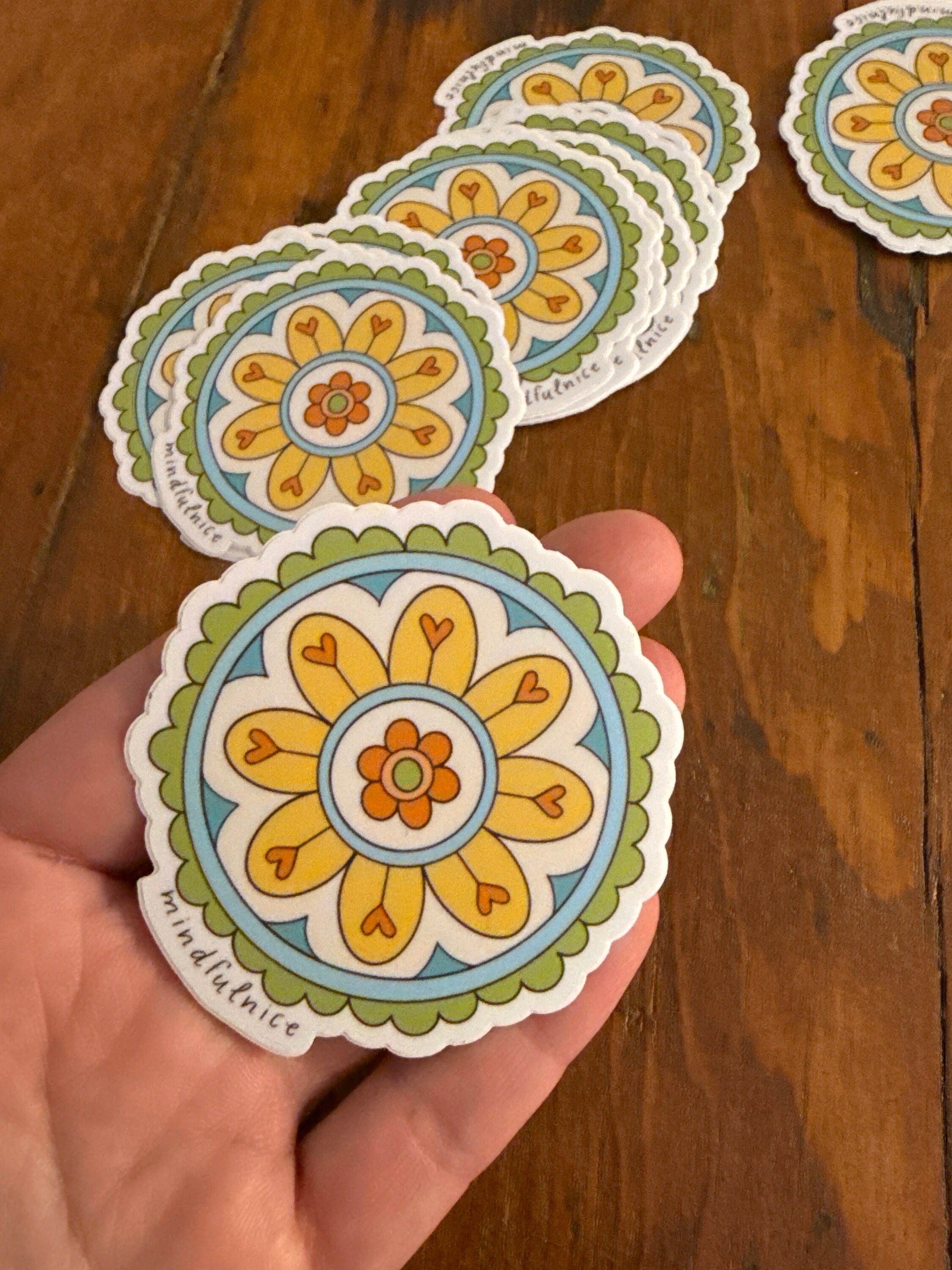 Mindful Mandala Vinyl Decal Stickers by Mindfulnice